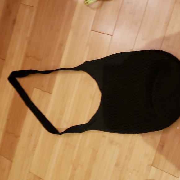 Black crochet purse bucket style - Picture 1 of 10